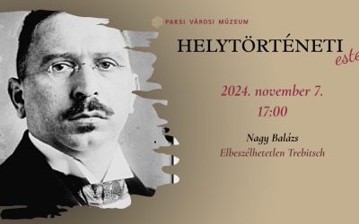 Helytörténeti esték – 2024.11.07.