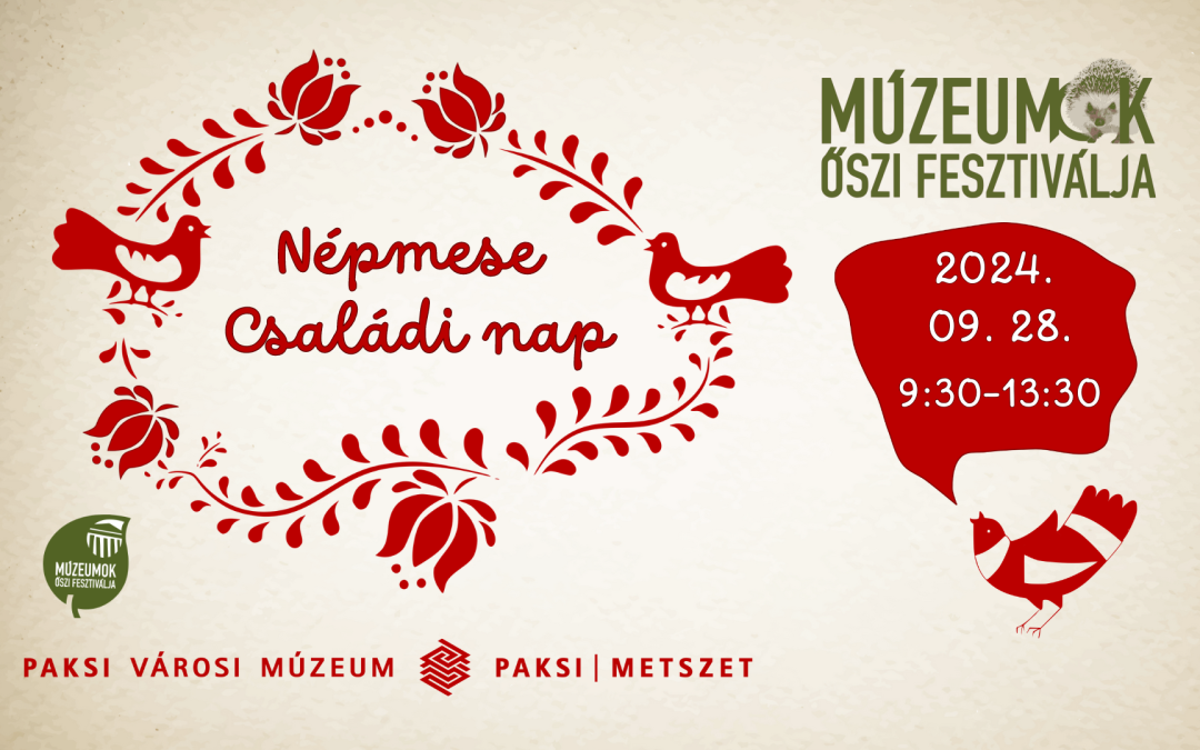 Népmese Családi Nap – 2024.09.28. 9:30-13:30