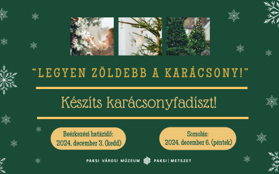 Legyen zöldebb a karácsony! – alkotópályázat