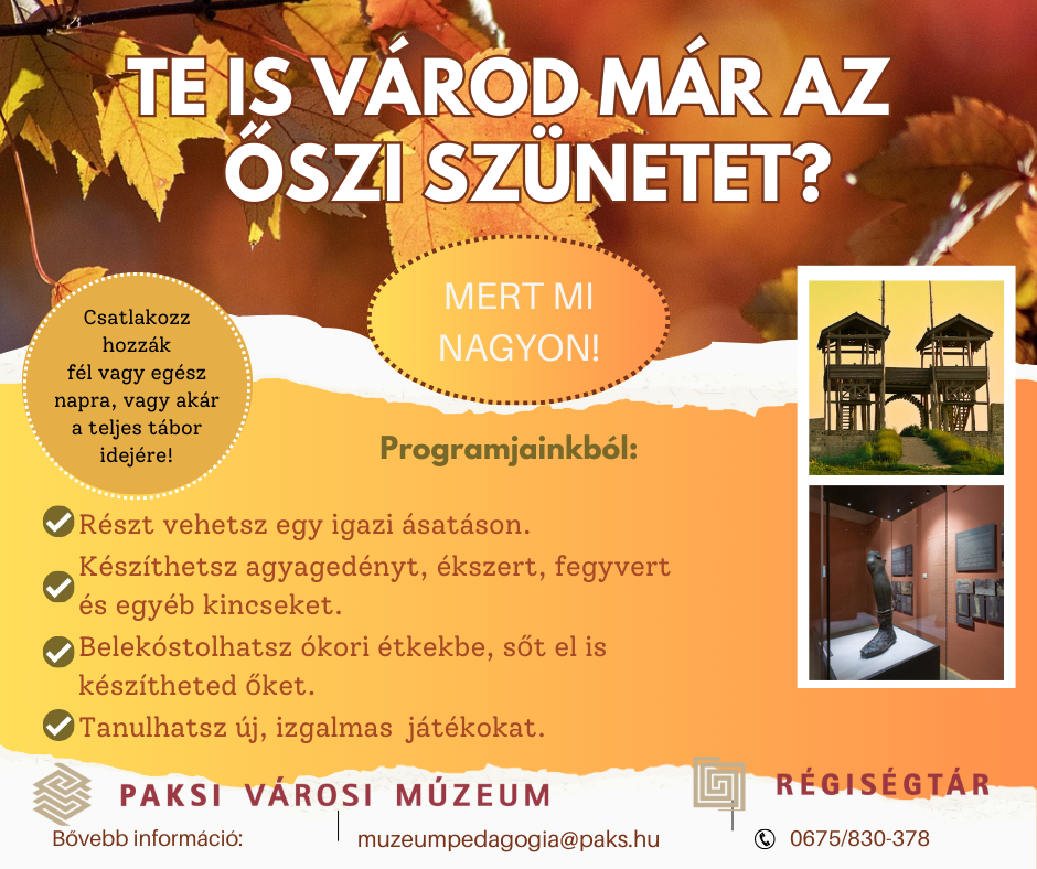 Te is várod már az őszi szünetet